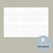 Blank Six Month Printable Calendar Planner, Minimalist Large Wall ...