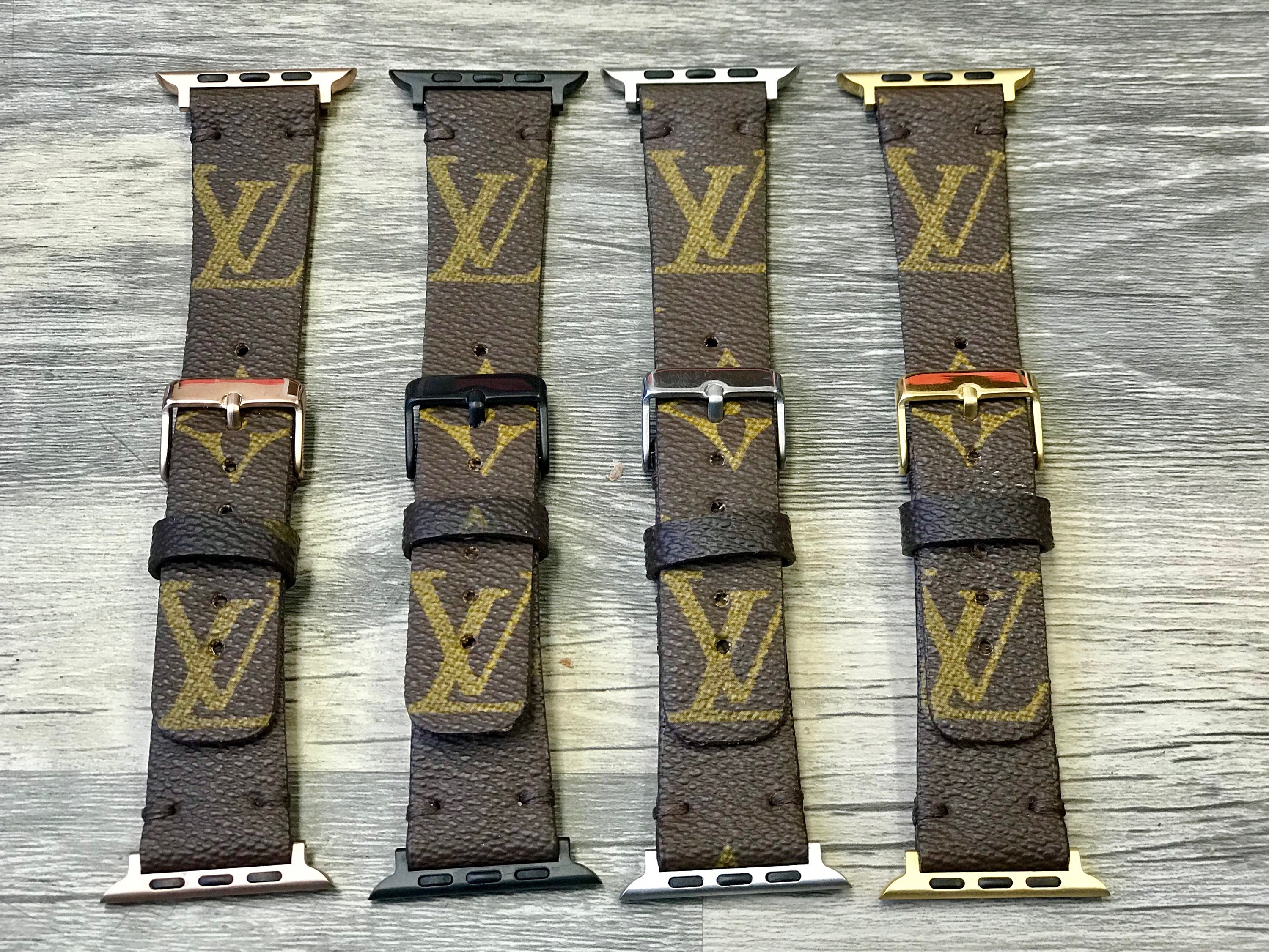 Louis Vuitton Apple Watch Band 38mm 42mm Rose Gold Gold | Etsy