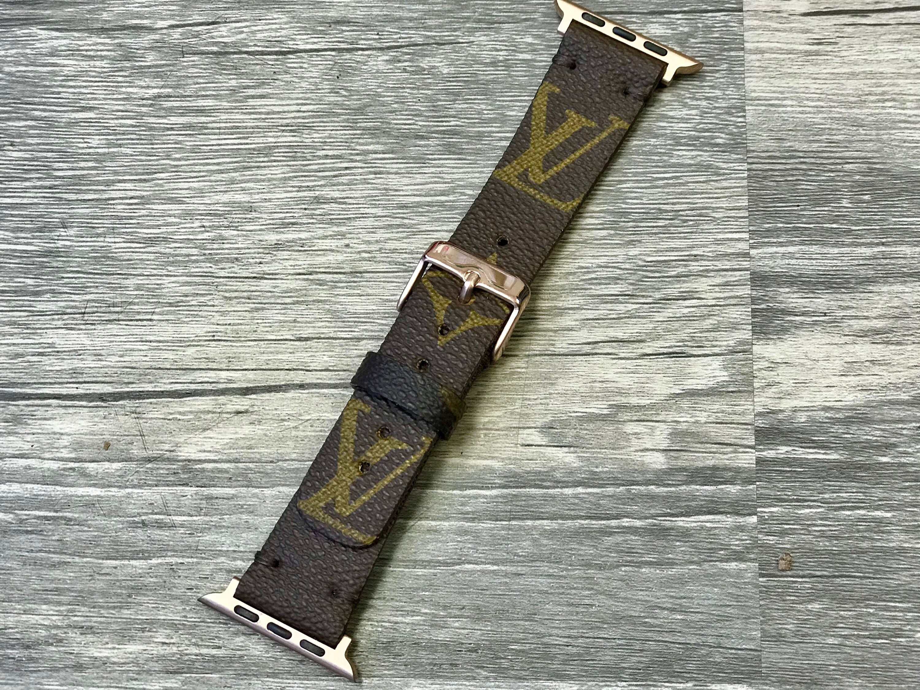 Louis Vuitton Apple Watch Band 38mm 42mm Rose Gold Gold | Etsy