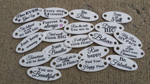 Start Small Finish Big Shoe Tag Bracelet - 