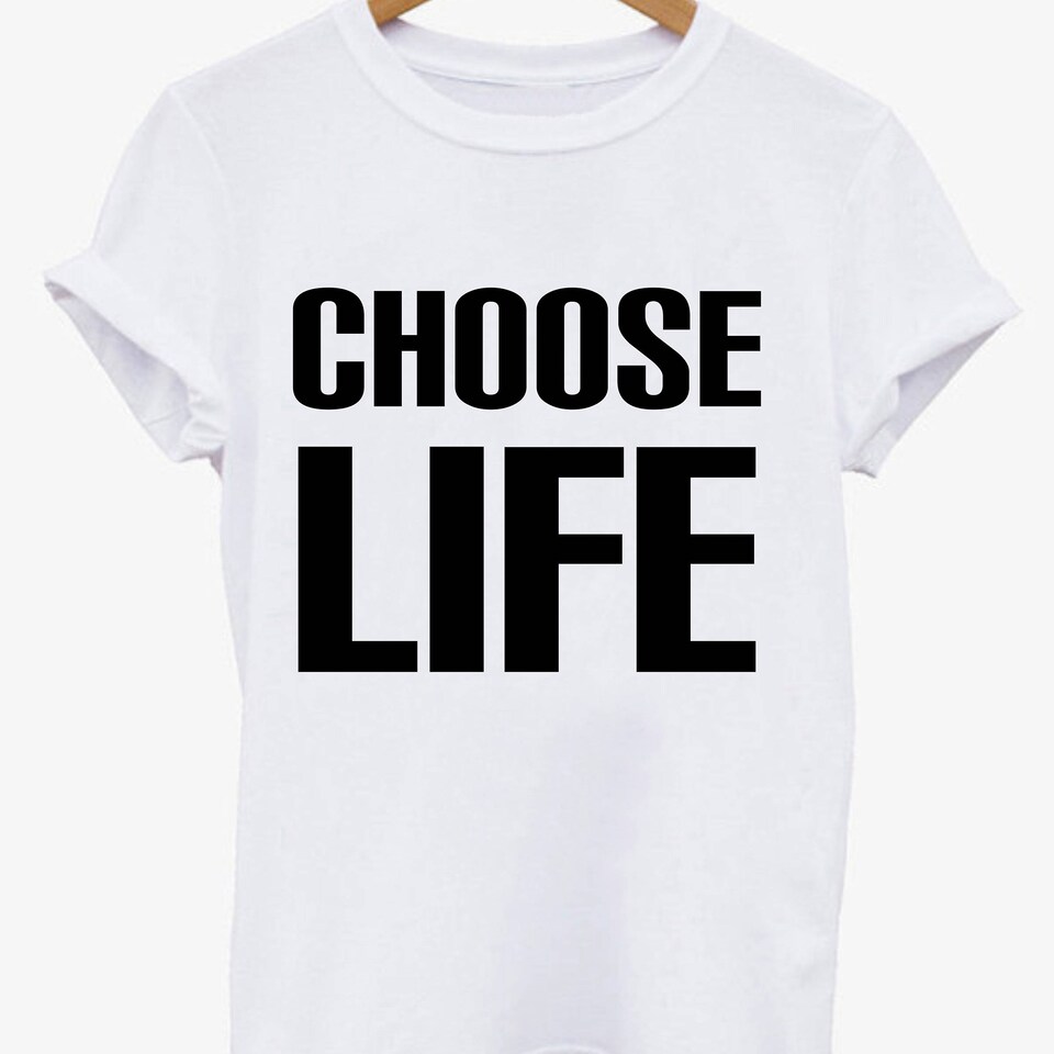 Choose Life T Shirt Wham! Tee 80