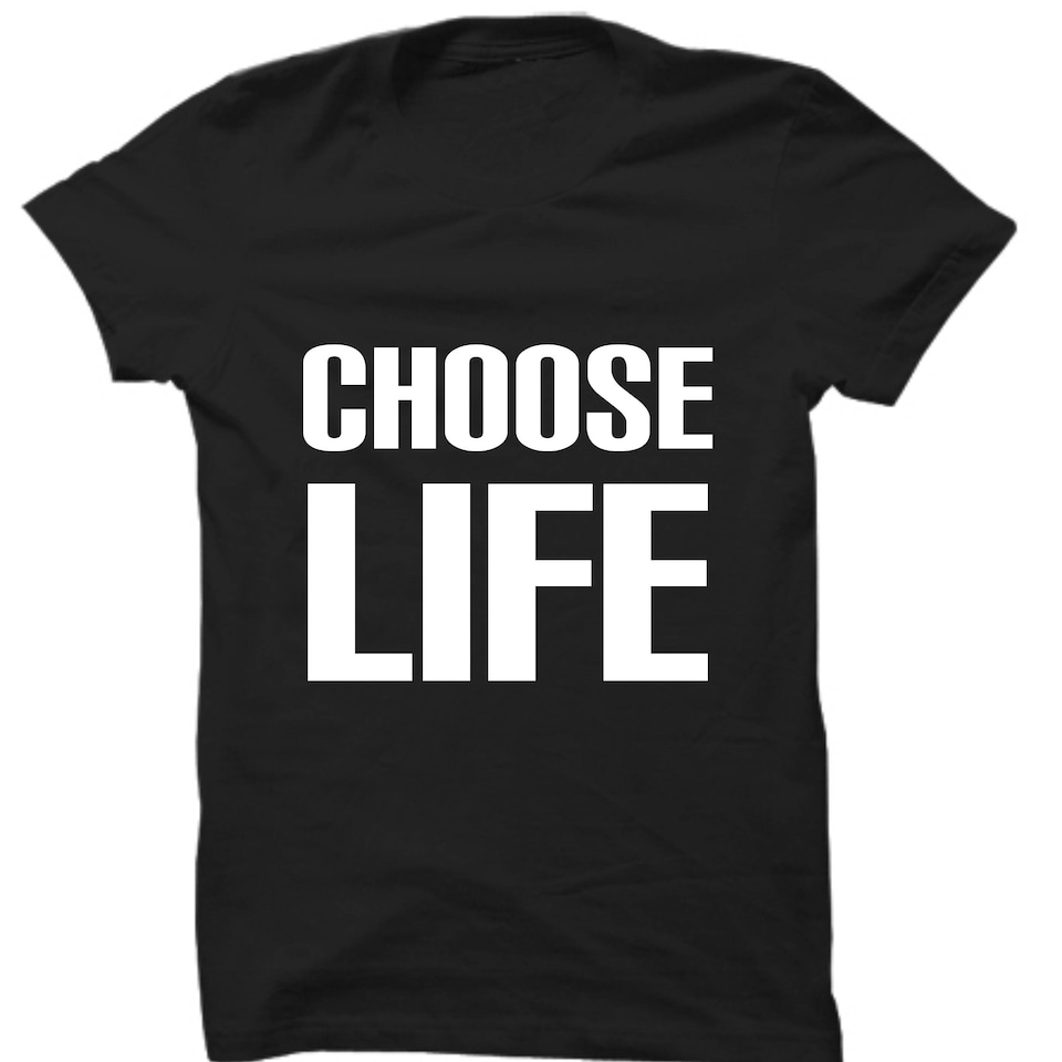Choose Life T Shirt Wham! Tee 80
