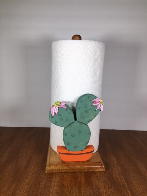 Cactus Paper Towel Holder Etsy