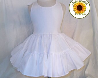 white sun dress for girls