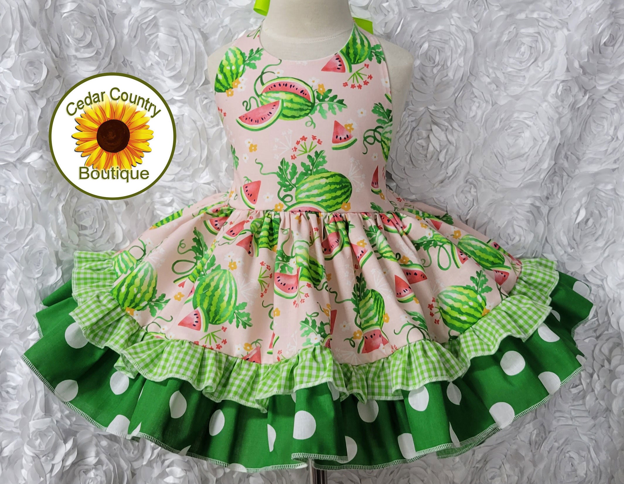 Pink Watermelon Dress 18 Months - Etsy
