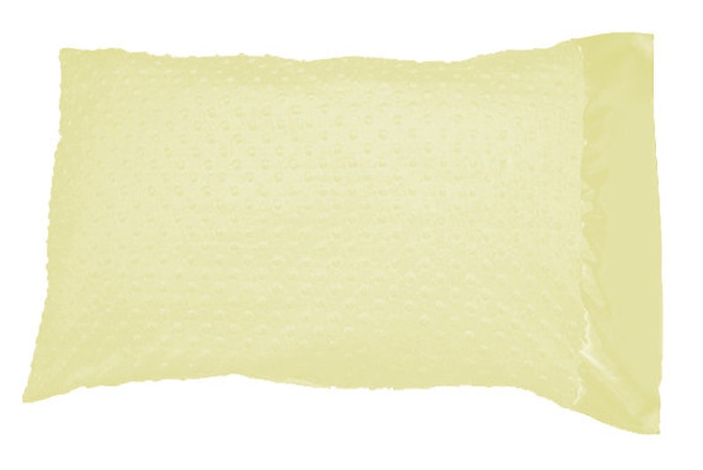 minky dot pillowcase