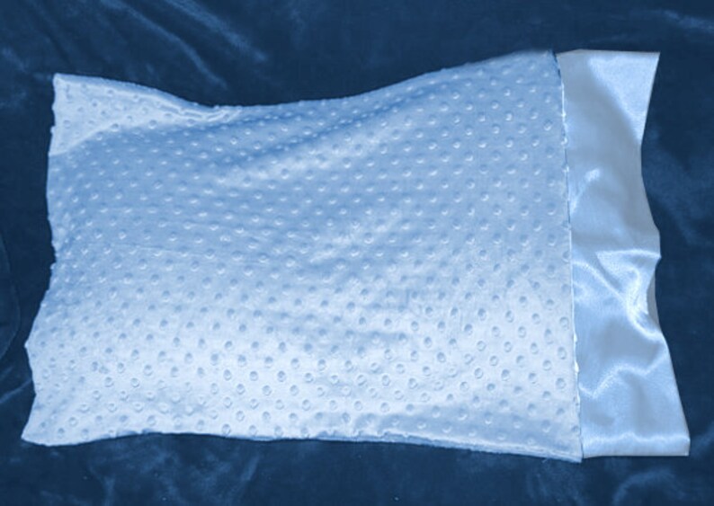 minky dot pillowcase