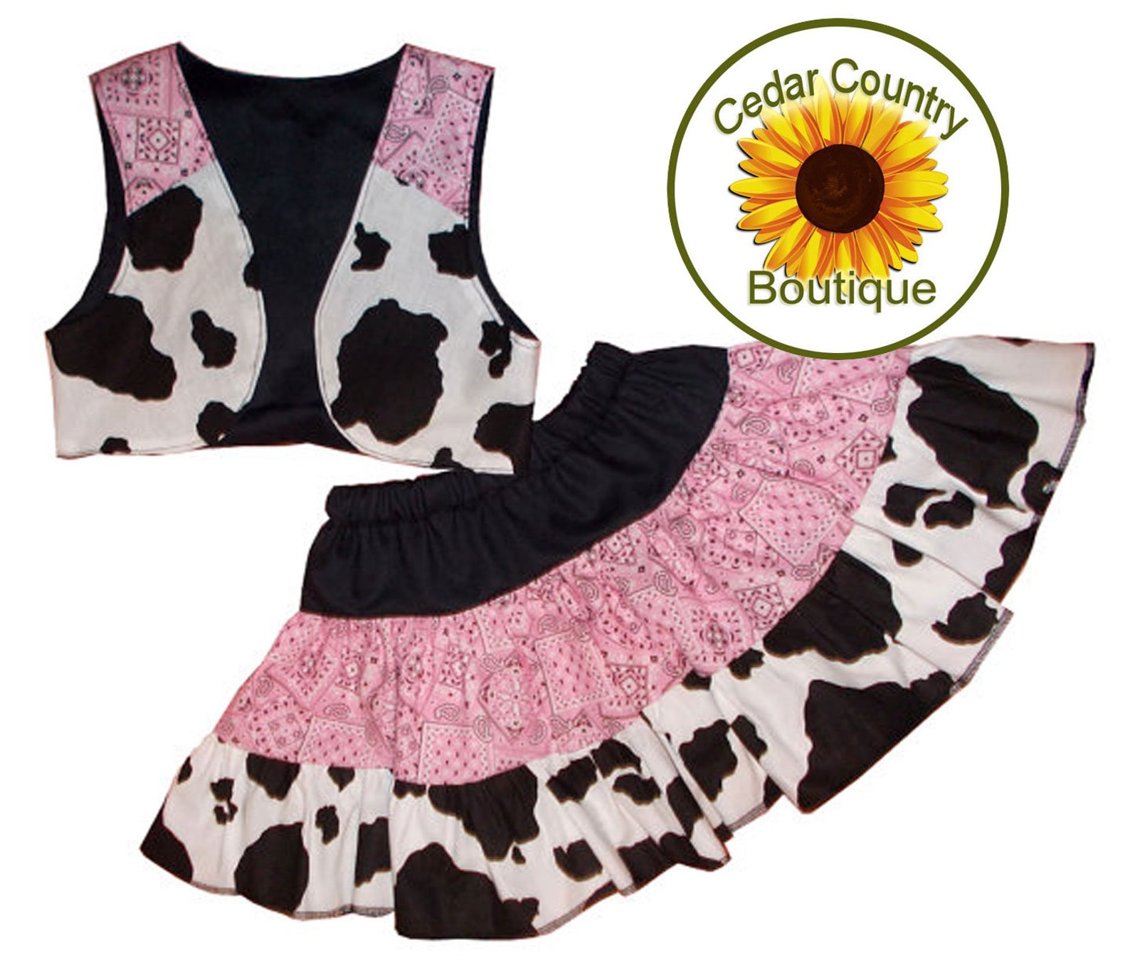 Wild West Twirl & Whirl Skirt Set main image 0