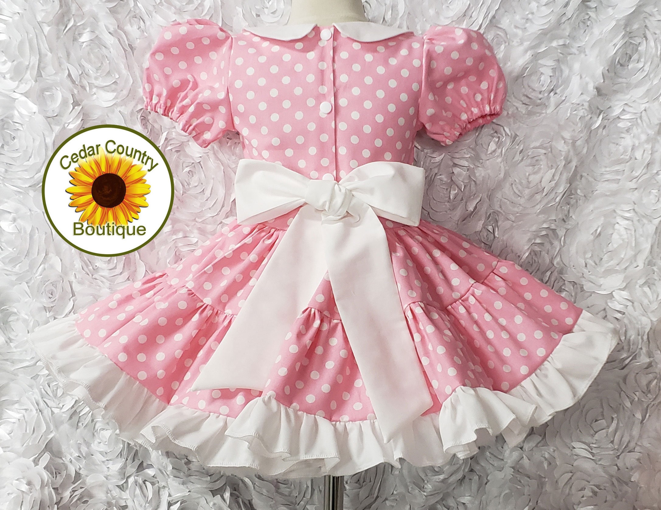 パーティードレス Satin Polka Dot Sash Dress il_fullxfull.2989964051_c4py.jpg