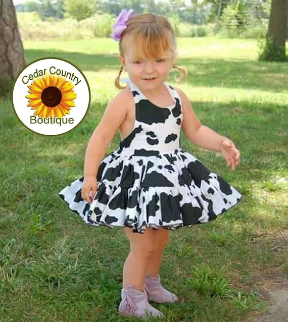 Cowgirl Cow Print Girls Costume Cowgirl Cow Print Girls Costume
