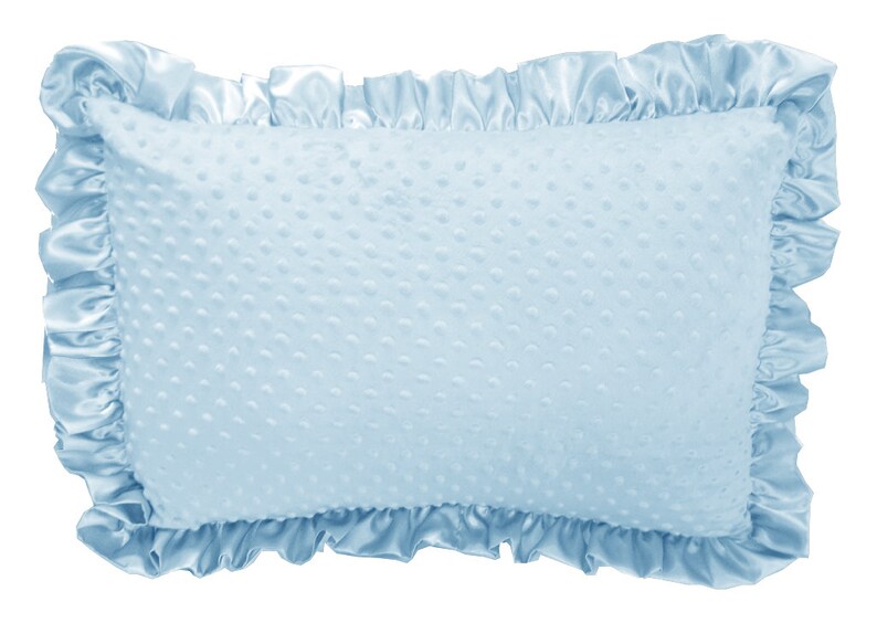 minky dot pillowcase