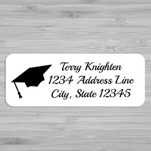 Collections with Graduation Return Address Labels - Address Stickers - Class of 2021 Stickers ...