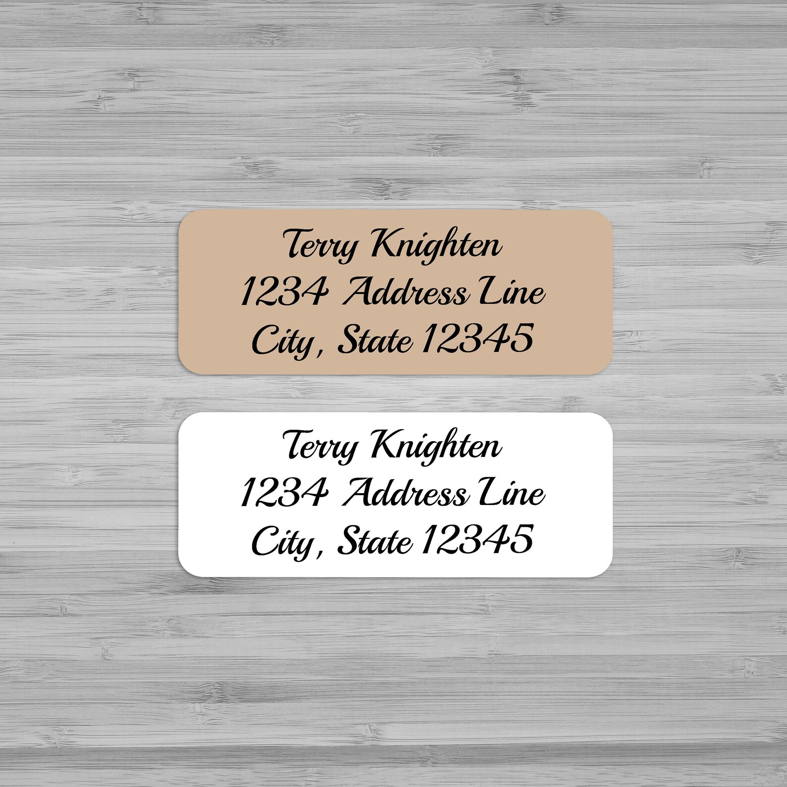 Address and Shipping Labels Return Address Labels Kraft. Etsy