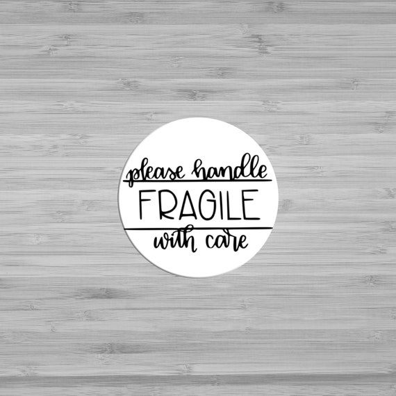 Fragile Stickers Handle With Care Labels Shop Stickers Etsy Fragile Stickers Handle With Care Labels Shop Stickers Etsy