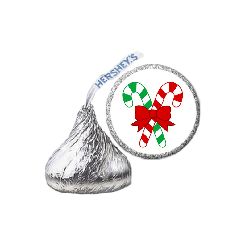 Hershey Kisses Christmas Stickers Christmas Candy Etsy