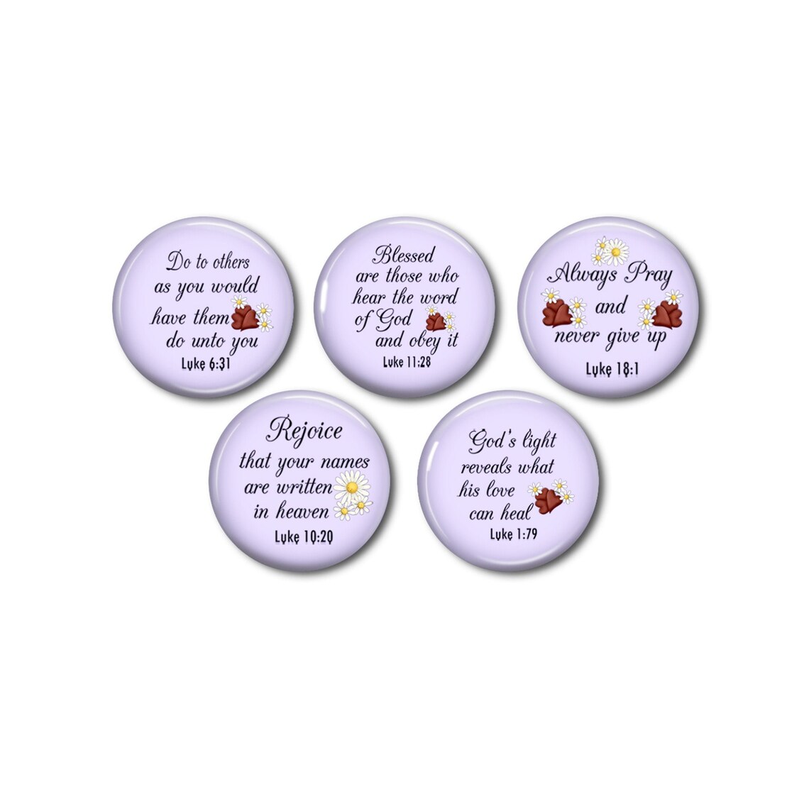 Christian Round Fridge Button Etsy