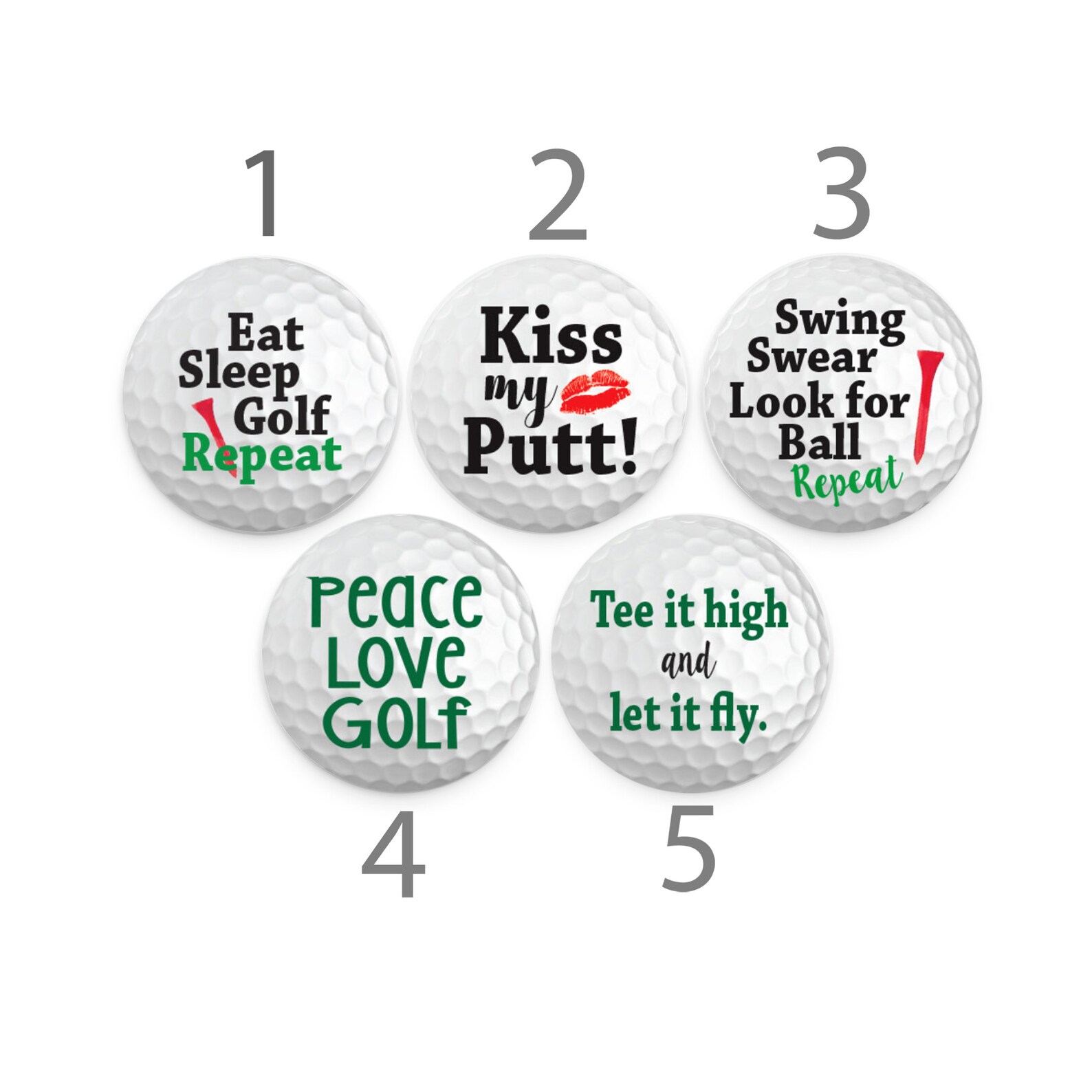 Golf Button Pins Golf Lover Pins Gift for Golfer Funny Etsy