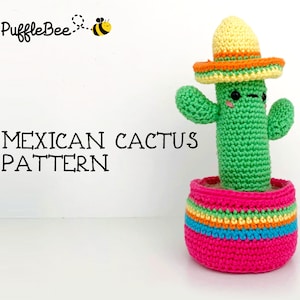 Amigurumi Mexican Cactus Crochet Pattern