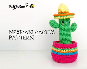 Amigurumi Mexican Cactus Crochet Pattern