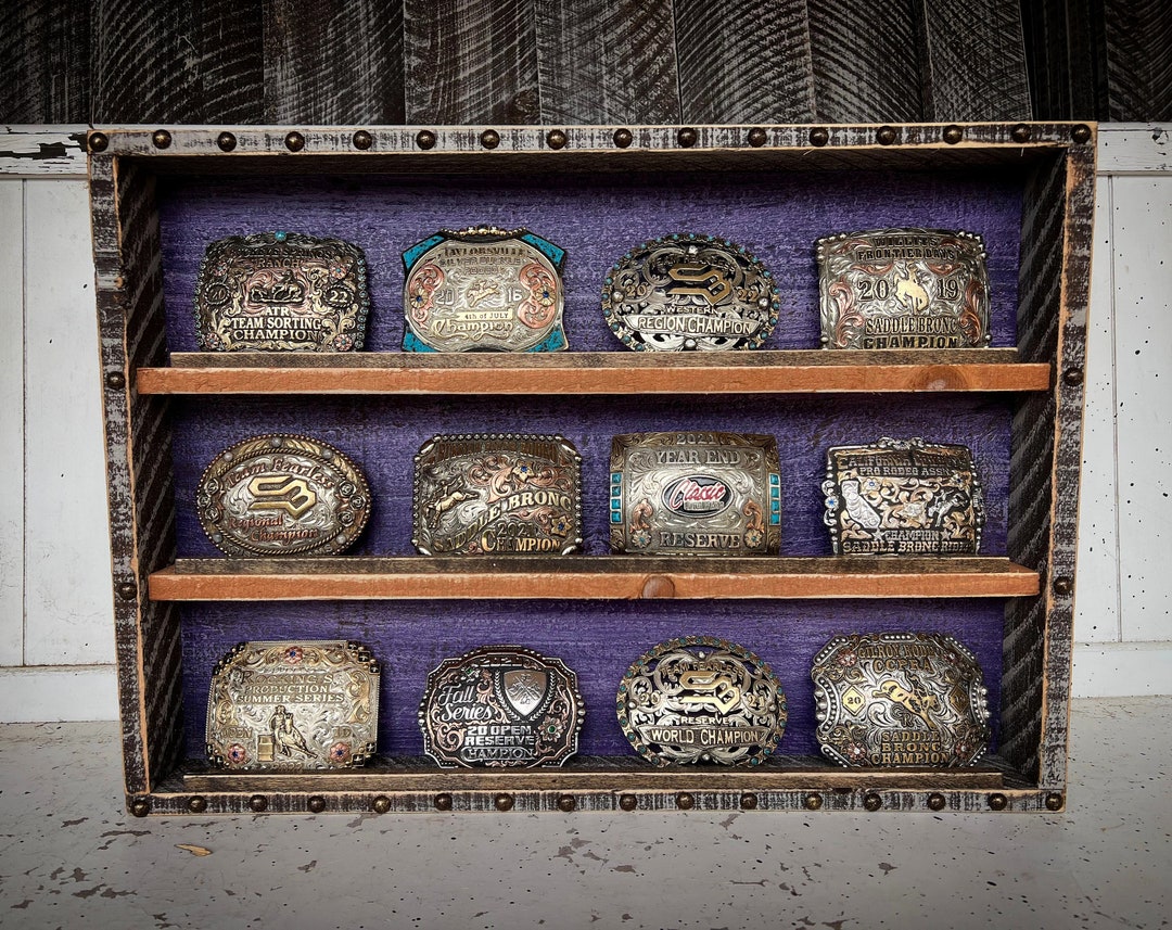 Belt Buckle Display Case