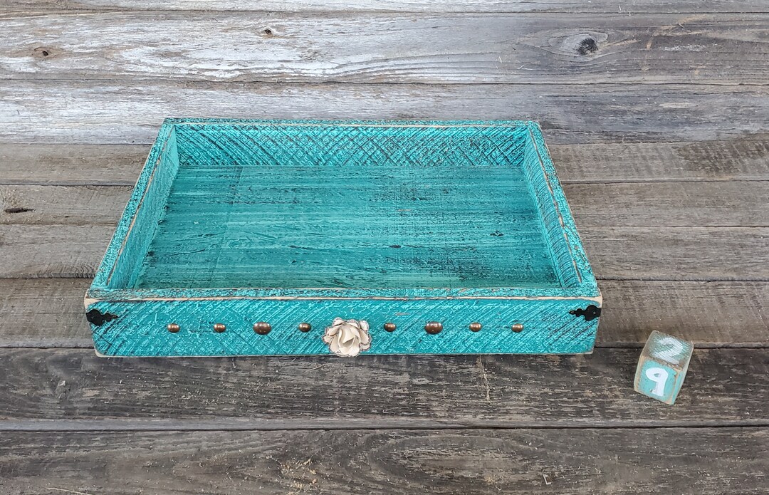 NEW Farmhouse Tray Charcuterie Dots 18x13.5 Large White Etsy
