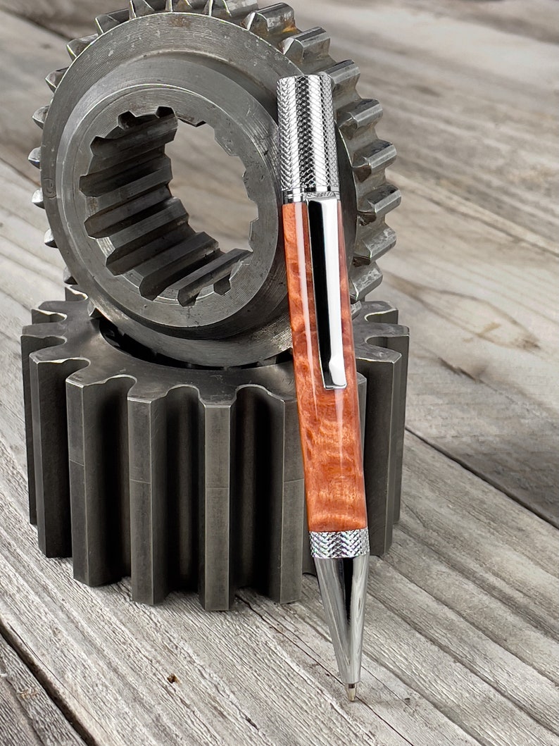 Crosshatch Twist Ballpoint Pen