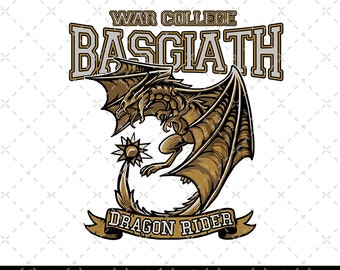 Basgiath War College Shirt | Fourth Wing Shirt Dragon Rider Violet Sorrengail Xaden Riorson Fantasy Bookish The Empyrean Series Booktok