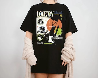 Camiseta Lovejoy Tour 2023, produtos para shows da Lovejoy Tour, camiseta The Lazy Cat, presente para fãs da Lovejoy