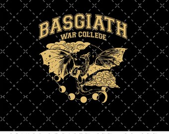 Basgiath War College Shirt | Fourth Wing Shirt Dragon Rider Violet Sorrengail Xaden Riorson Fantasy Bookish The Empyrean Series Booktok