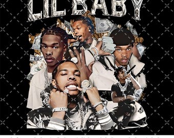 90s Vintage Rapper Merch, Lil Baby T Shirt, Rapper Shirt, 4PF Tee, Rap Shirt, Trending Shirt,, Vintage Bootleg, Hip Hop shirt