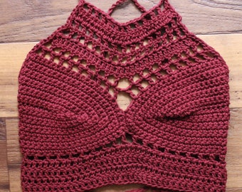 Goddess Crochet Halter Top