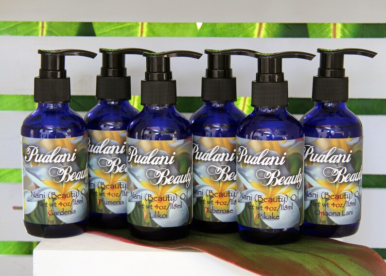 Set Of Pump 4oz Moisturizing Beauty Oil Body Oil Etsy
