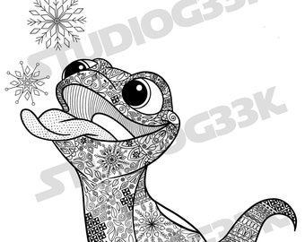 Frozen 2 Disney Coloring Etsy