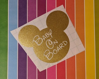 Disney Baby On Board Etsy Disney Baby On Board Etsy