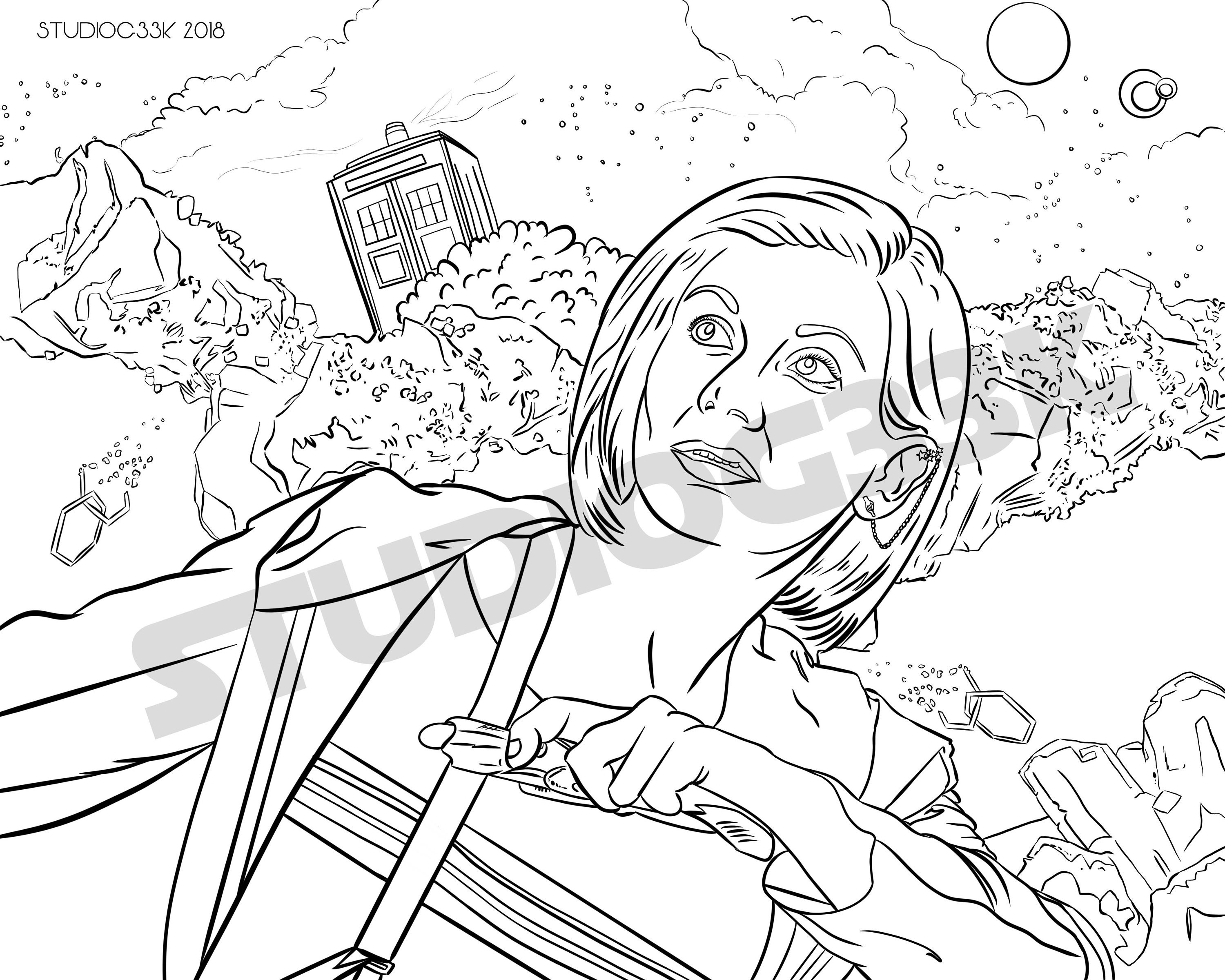 Thirteenth Doctor Doctor Who Printable Digital Download | Etsy