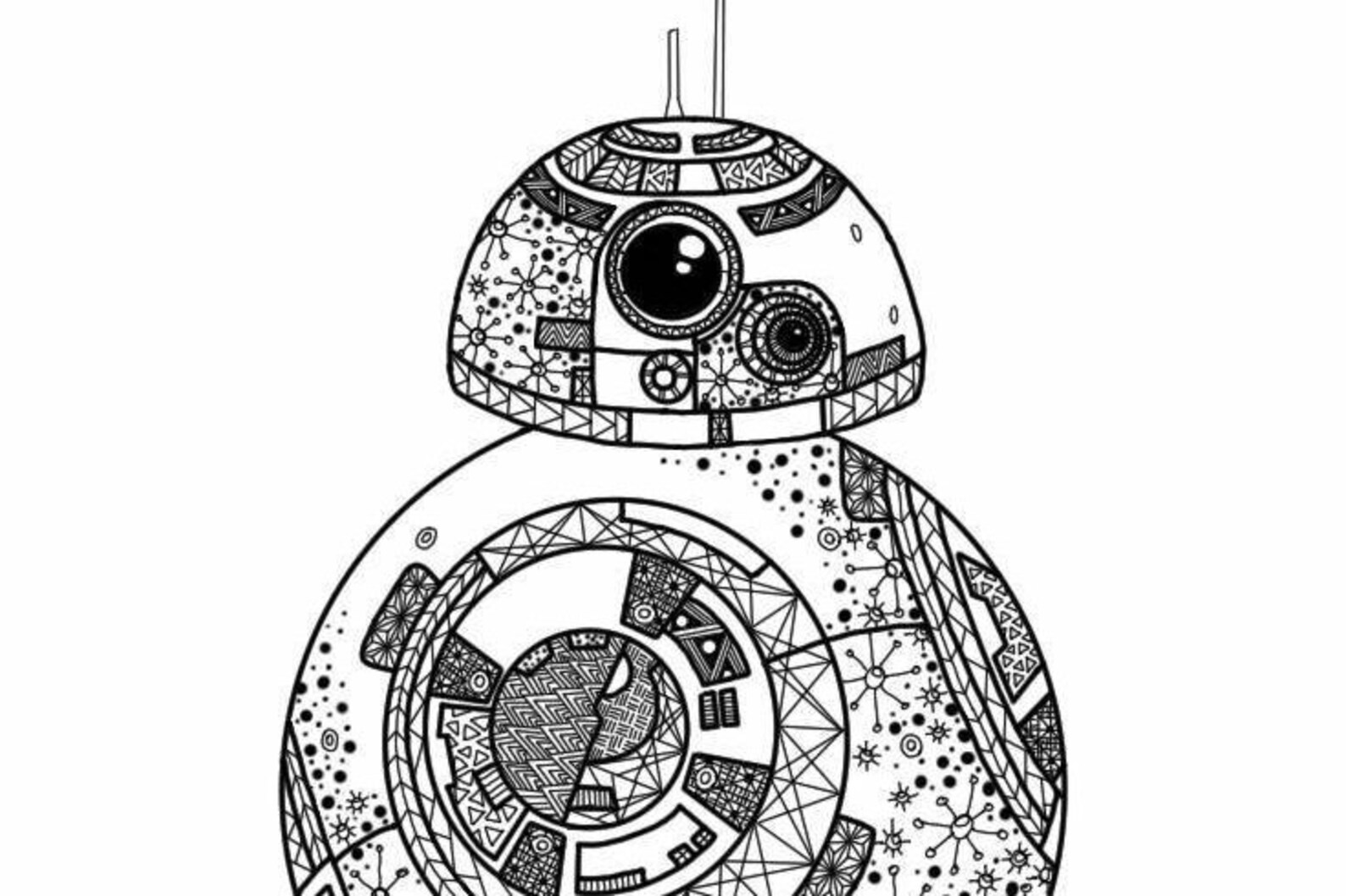 Bb8 Droid Coloring Pages Coloring Pages