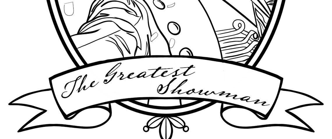 The Greatest Showman Printable Digital Download Coloring Page | Etsy