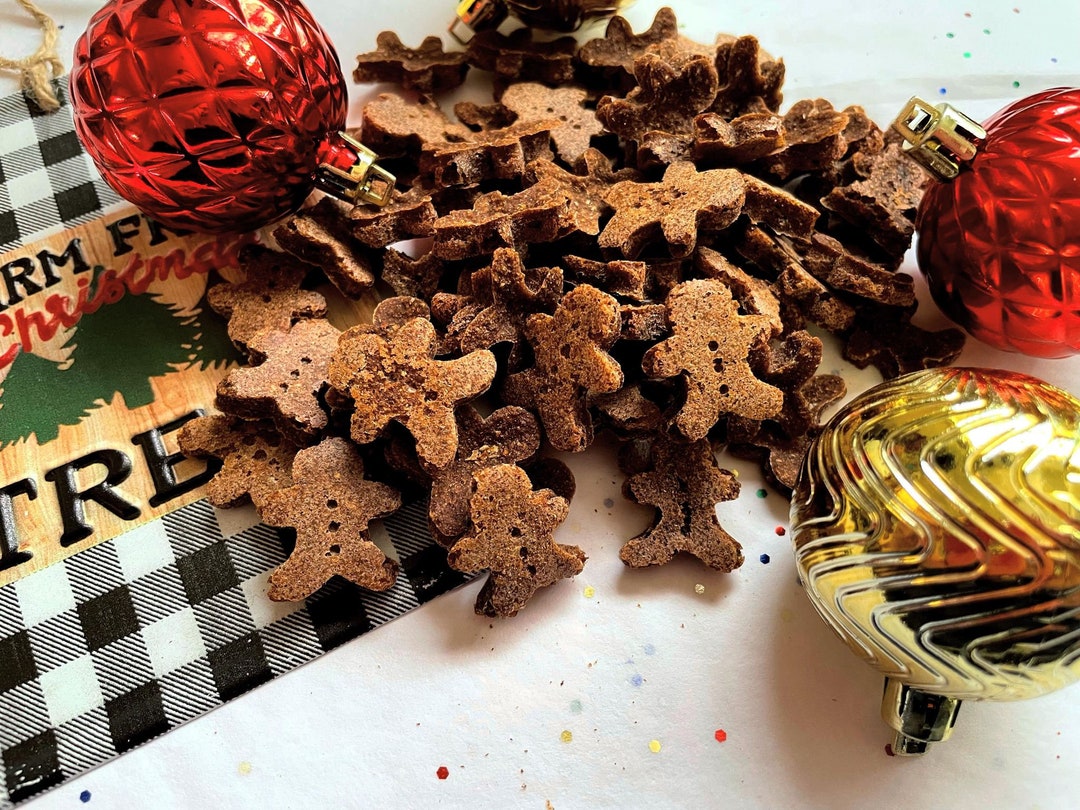 Mini Gingerbread and Christmas Tree Dog Treats Natural Dog Treats