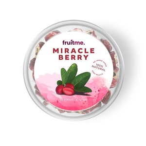 Miracle Berry Whole Fruit 30 Gently Dried Miracle Fruit Seedless Berry halves Sweeten Those Sour Moments With FruitMe image 2