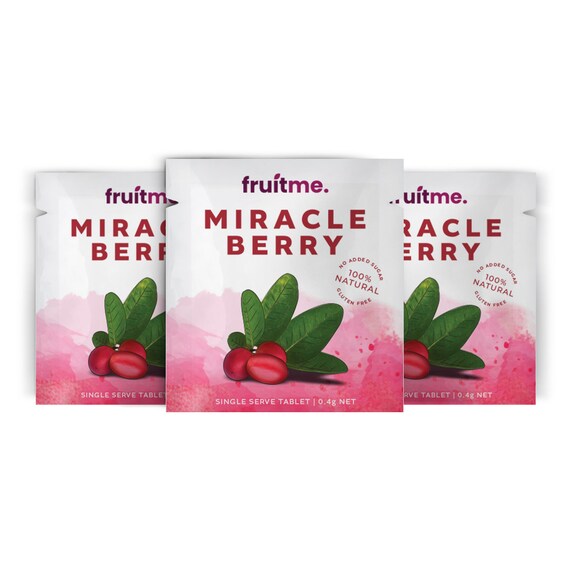 Fruit Me Miracle Berry Tabletten Single Serve x 3 - Etsy Nederland