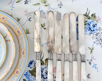 Vintage Boxed Set of 6 Pinder Brothers Sheffield Stainless Steel