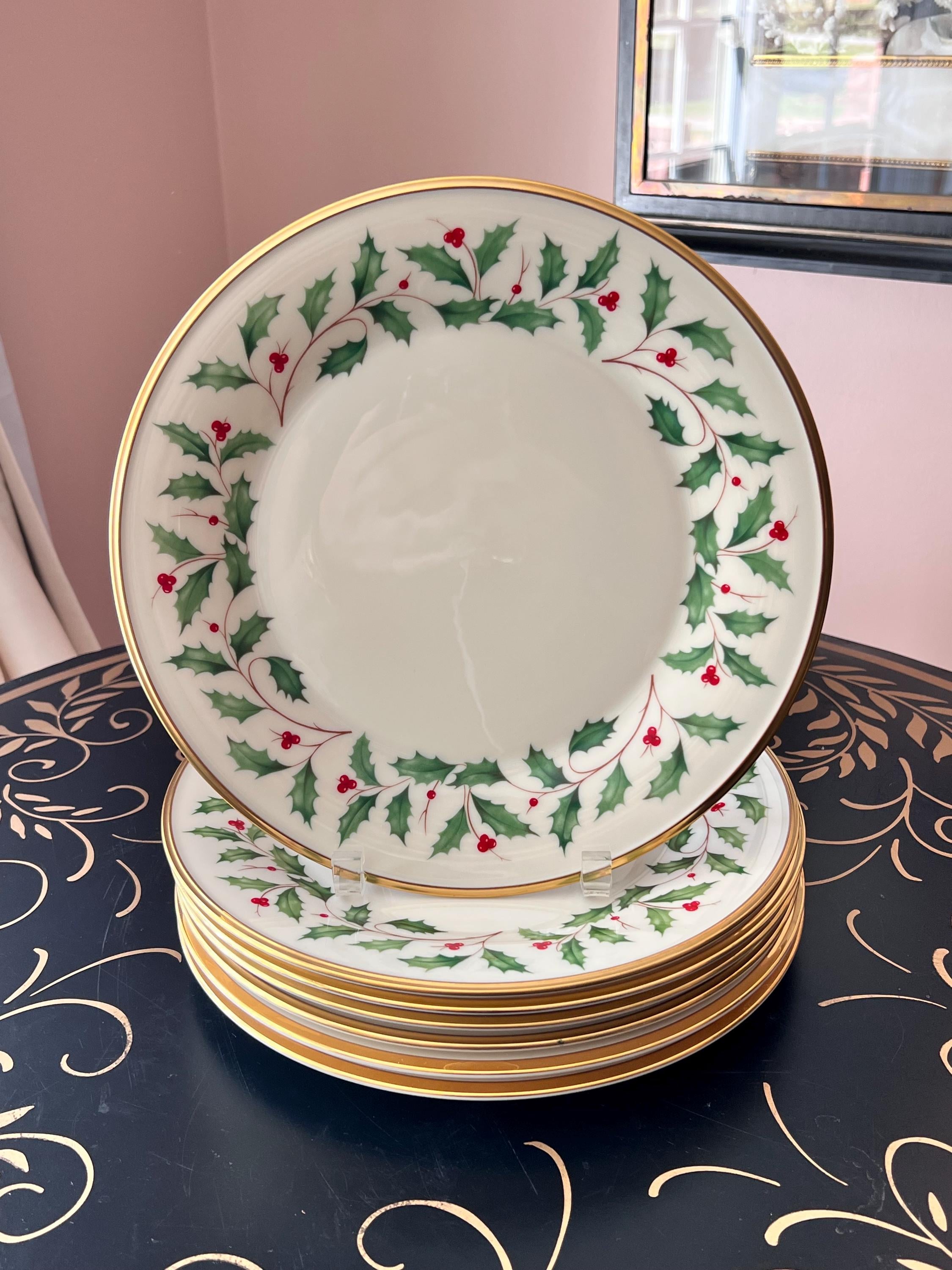 Vintage Lenox Christmas Dinnerware - Etsy