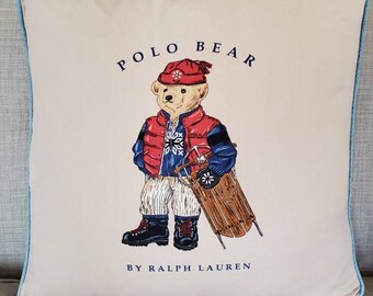 ralph lauren bear cushion