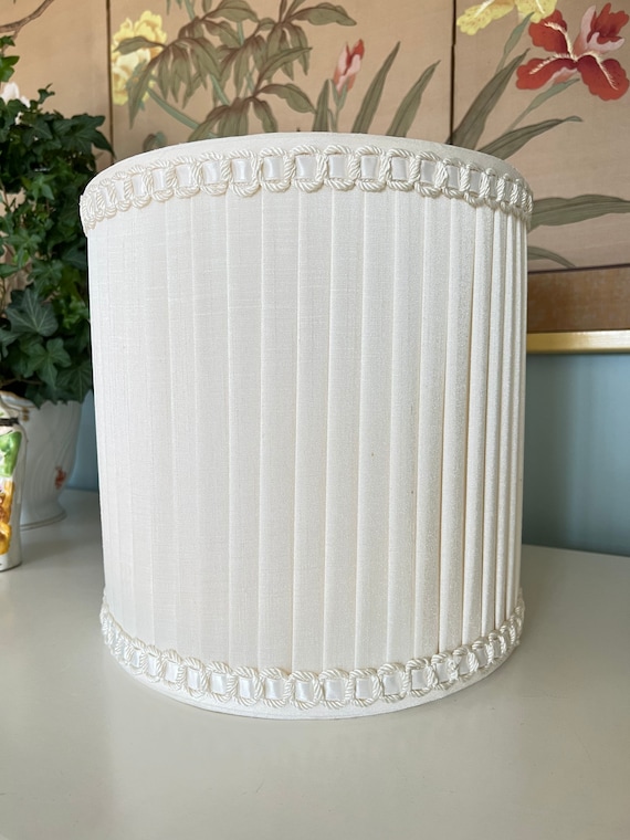 Pleated drum lamp shades deals