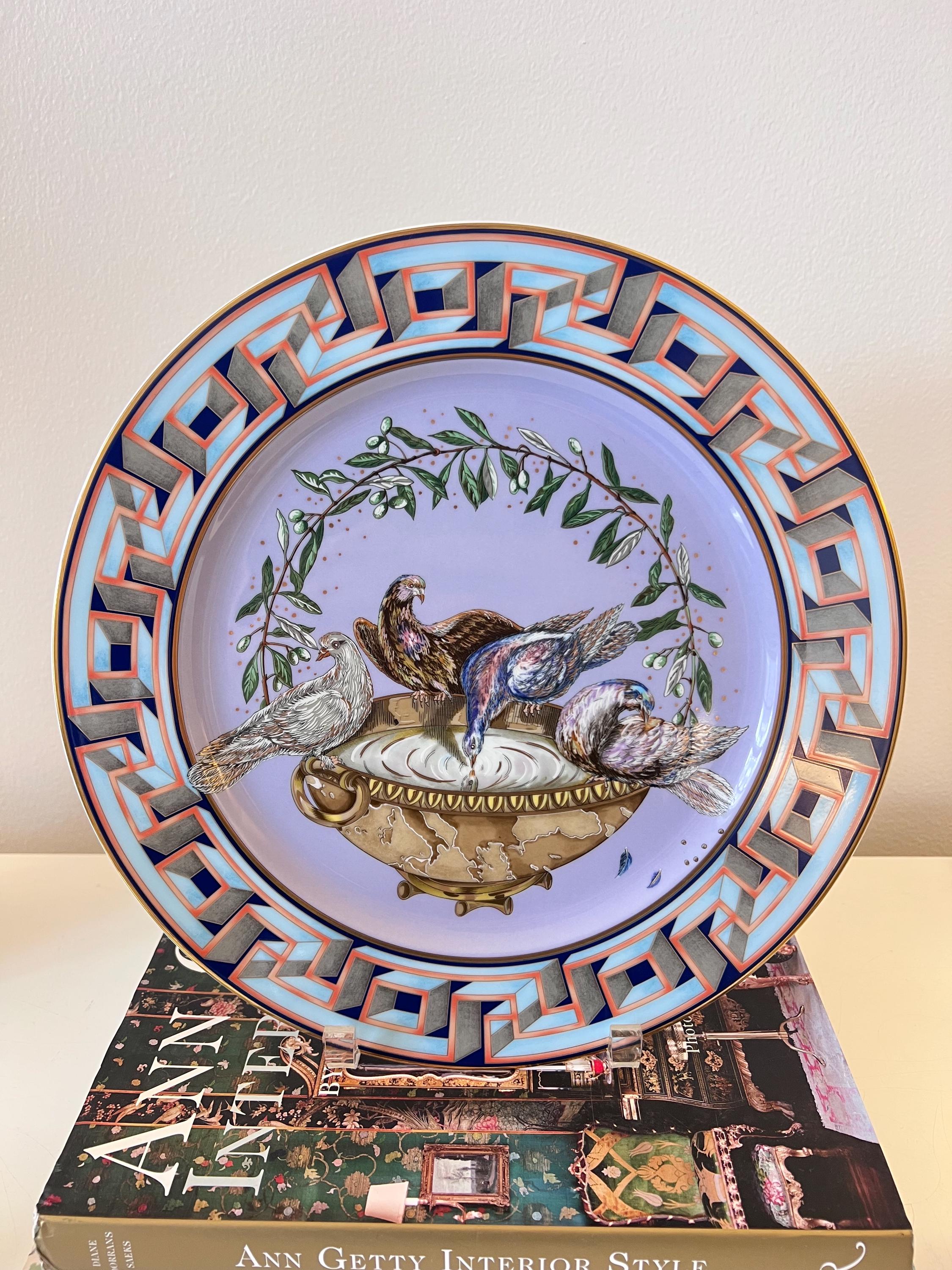 Versace X Rosenthal 1999 Christmas Plate 