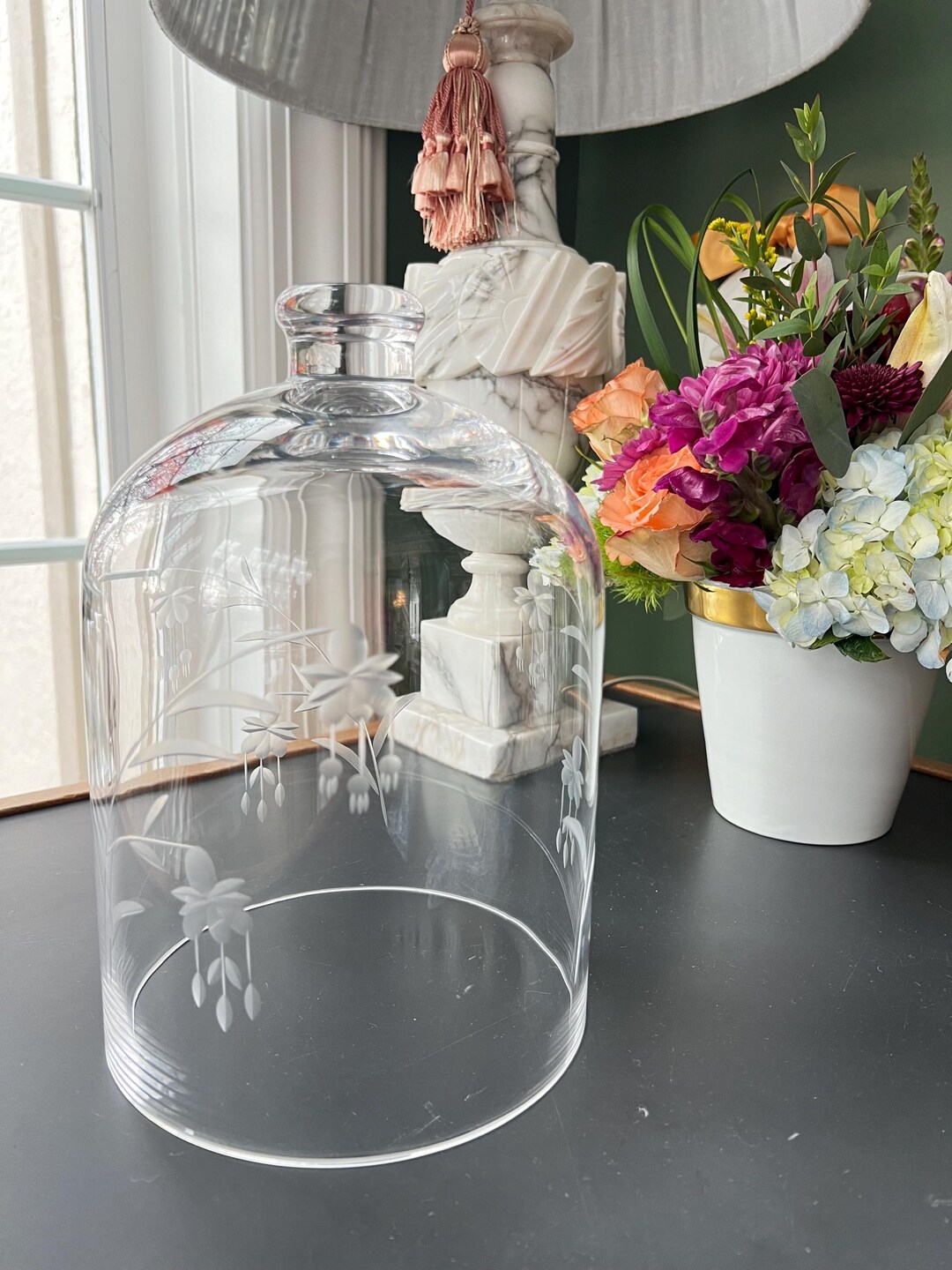 Antique Glass Cloche With Wooden Base // Cabinet of Curiosities ...