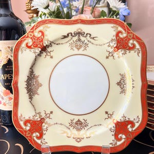 Noritake Gold Square Plates - Etsy