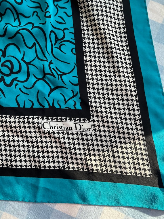 Dior vintage silk scarf Gem