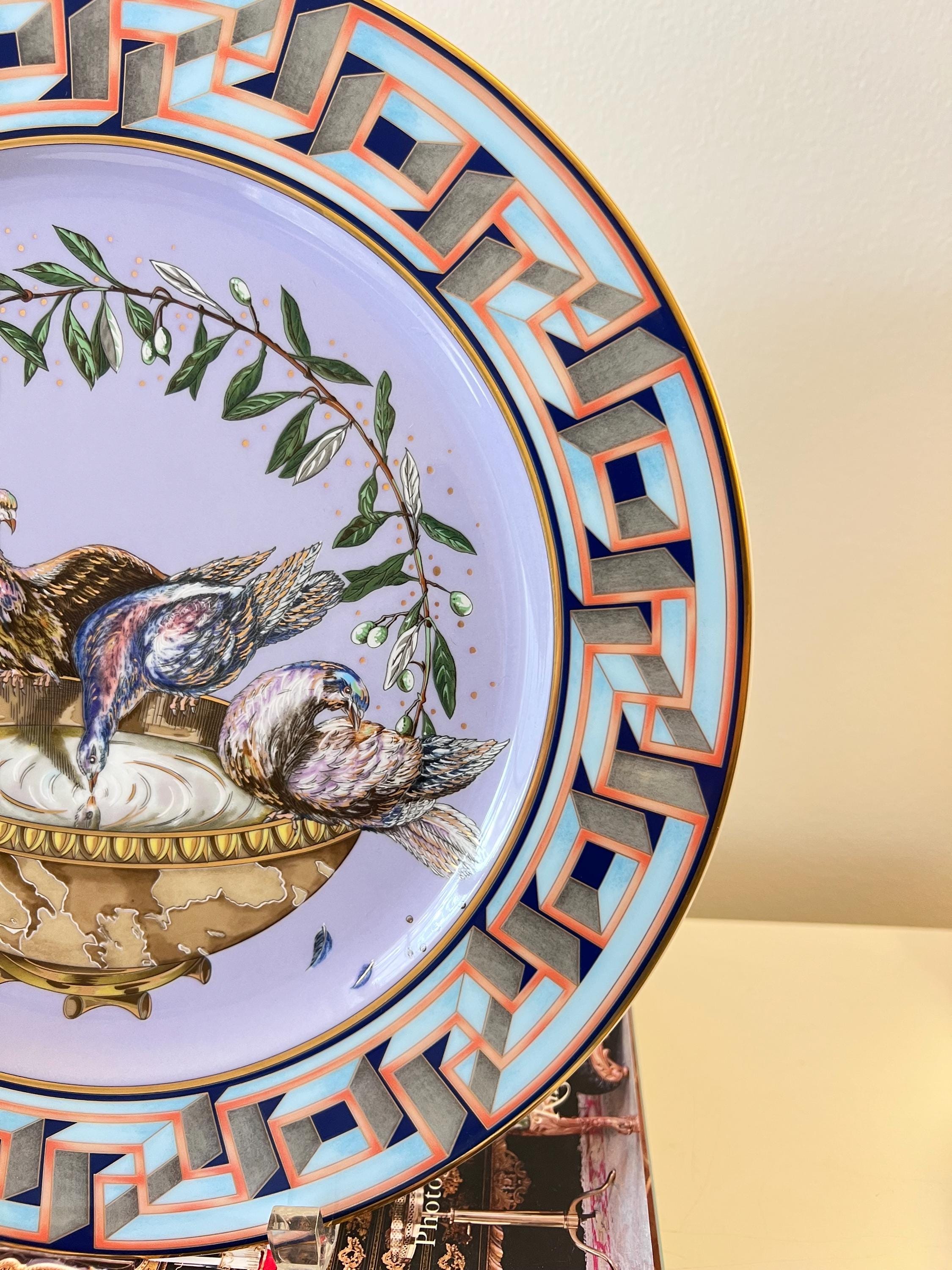 Versace X Rosenthal 1999 Christmas Plate 