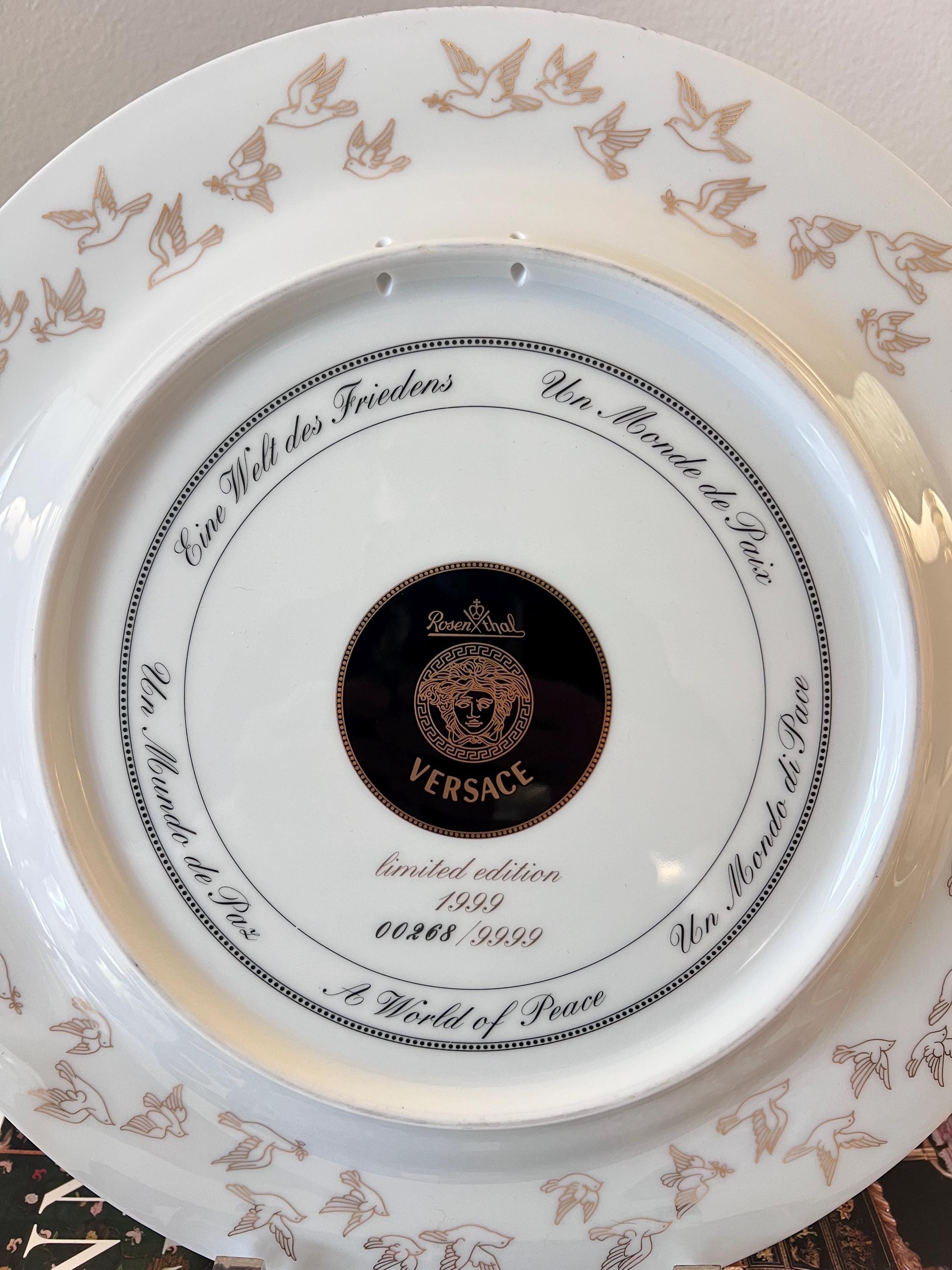 Versace X Rosenthal 1999 Christmas Plate 